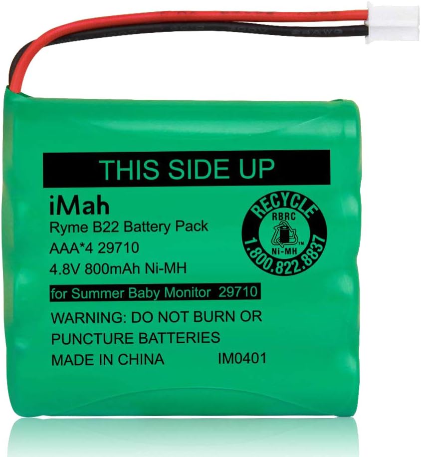 Ryme B22 29710 29580-10 4.8V 800mAh Ni-MH Battery Pack