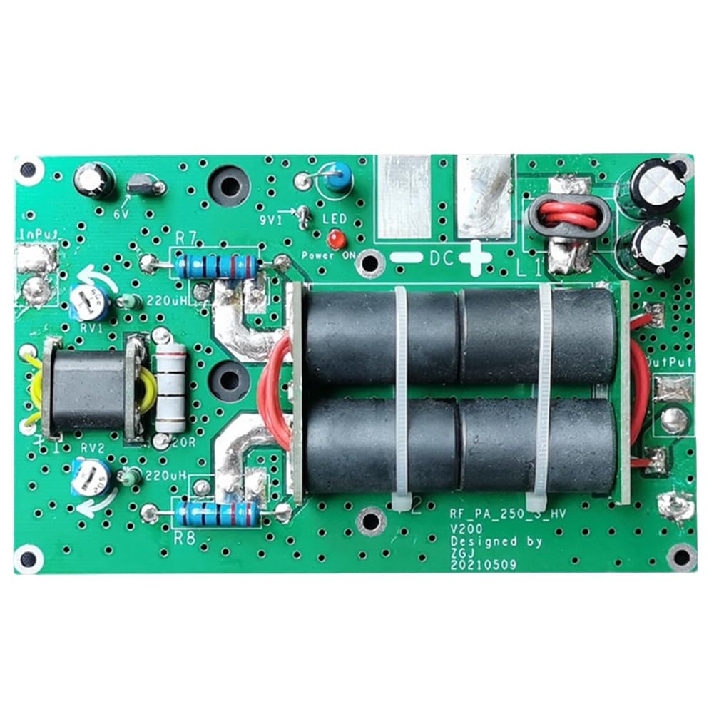 Wireless Power Transmission DIY Kit HF Power Amplifier Without Heat Sink for Single Sideband, AM Linear Power Amplification, CW, FM Power Amplification for Basic Signal Amplification and