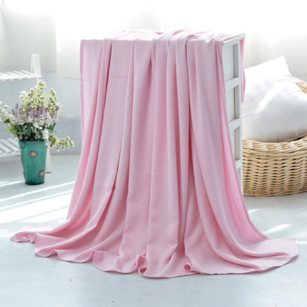 JvFbjLF Blanket – Cooling For Hot Sleepers(Light Pink,100x120cm)