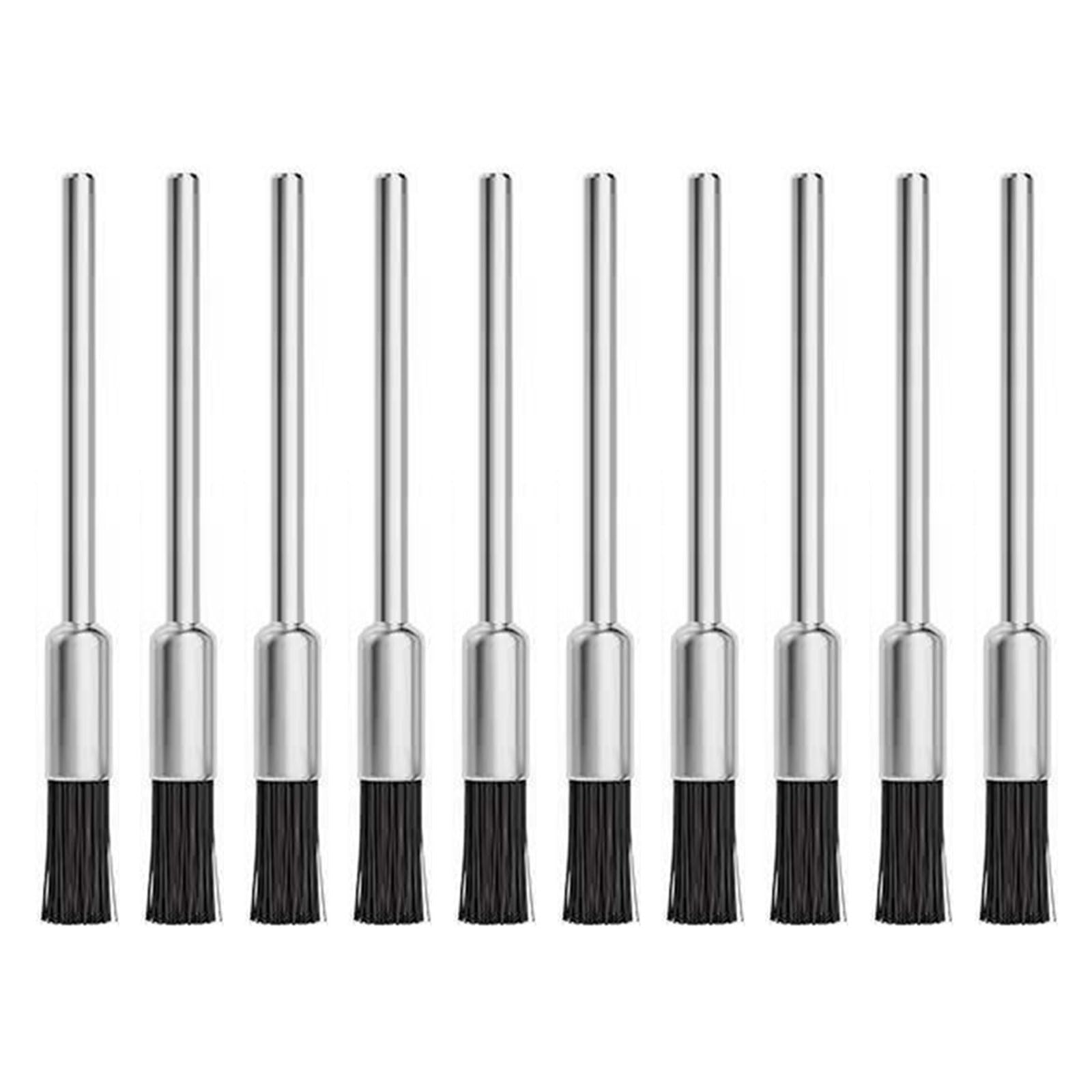 Fromceo 3.0Mm Handle 10Pcs Brush 2.35Mm / 3.0Mm For Phone Motherboard Repair Electronics Tool Workbench Electronics Brush
