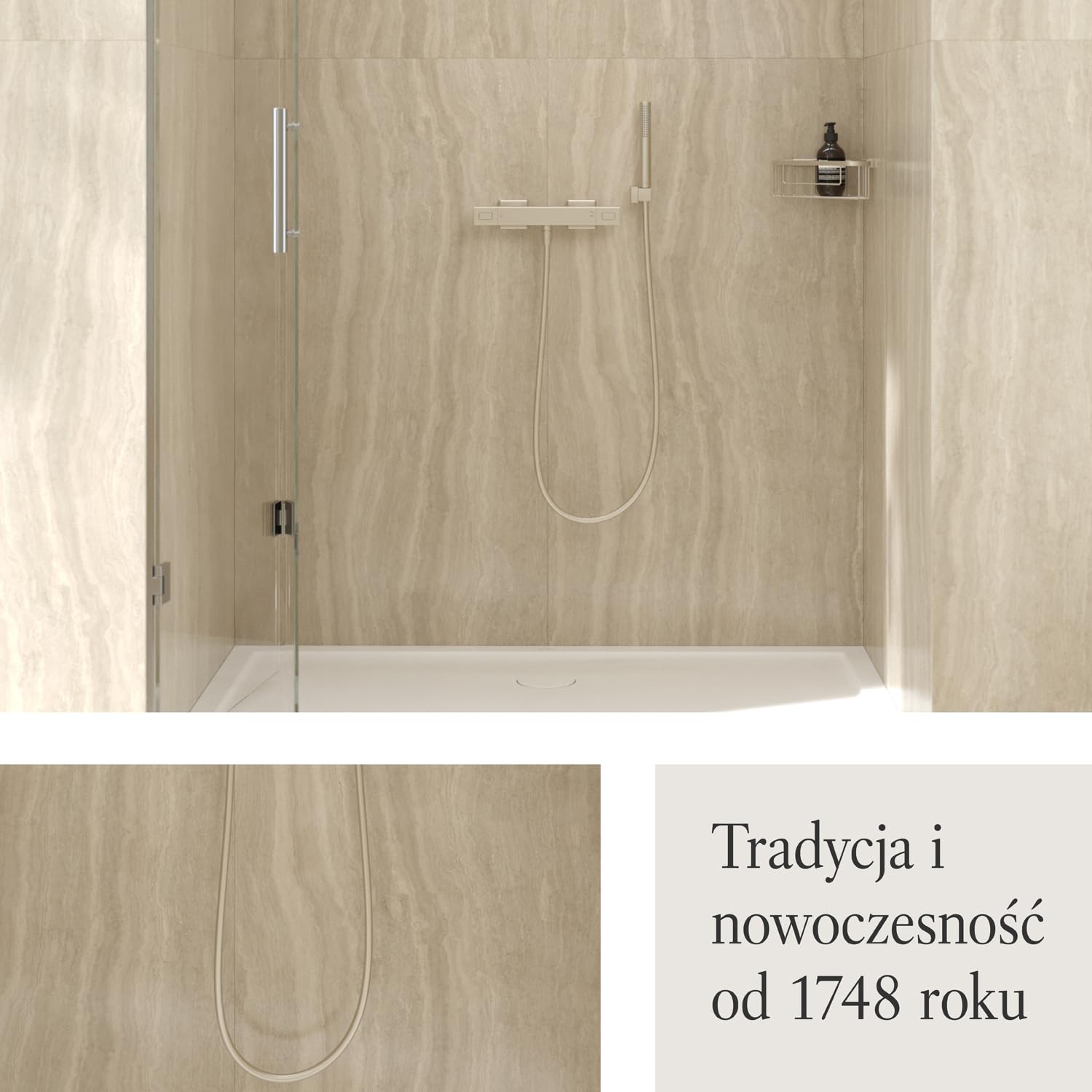 Villeroy & Boch Uniwersalny wąż prysznicowy do prysznica i wanny, odporny na zginanie, 1,60 m, szczotkowany nikiel, matowy