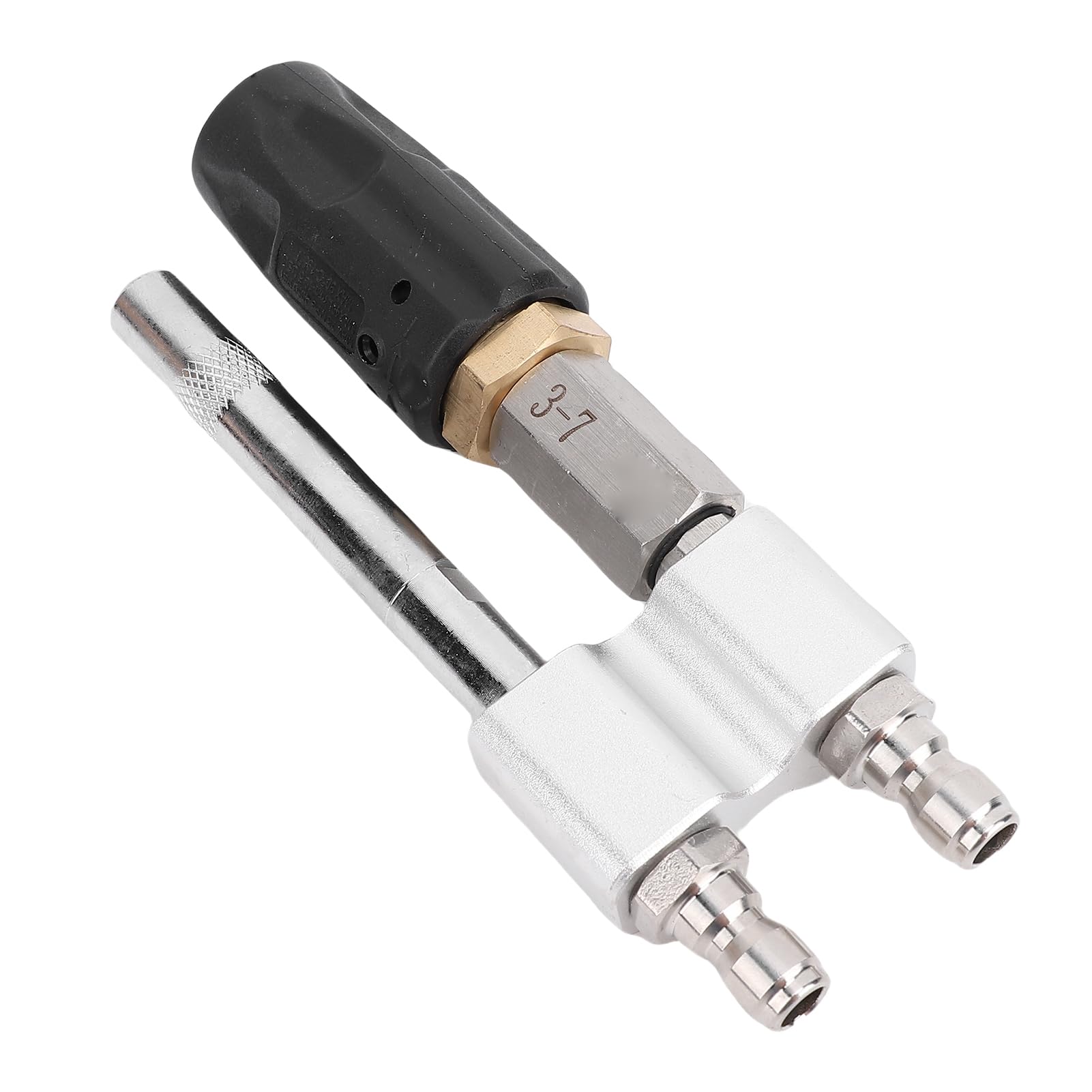 Boquilla de lavado a presión 3, punta de 7 Gpm con conector rápido de 4 pulgadas para tareas altas y múltiples