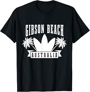 Gibson Beach Australia Surf Vintage Sunset Surfer Retro T-Shirt