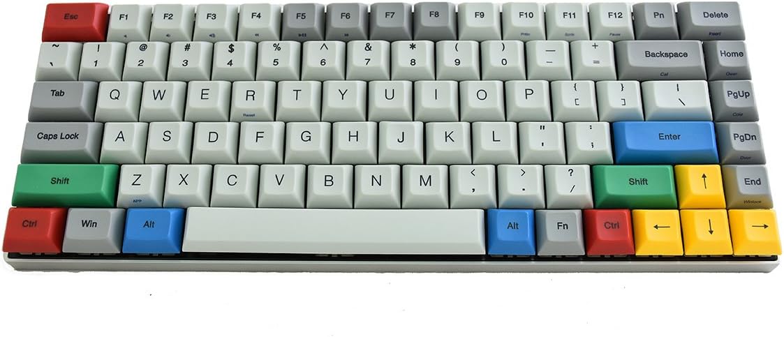 Vortex Race 3-75% - Grey CNC Case - PBT DSA Keycaps - Cherry Mx-Green [CNC Aluminium Casing]