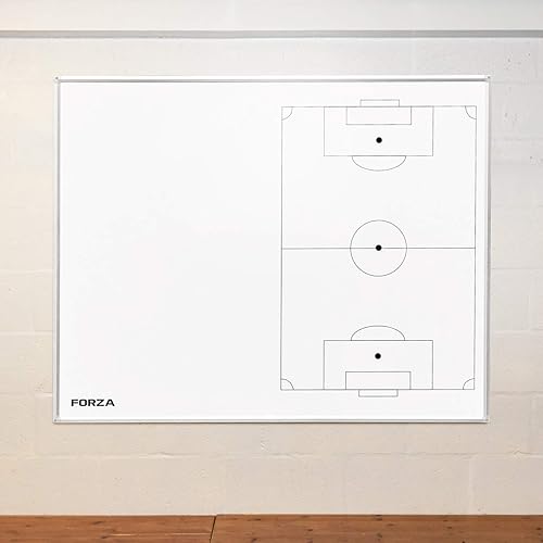 Miniatura 2 de FORZA - Tabla de entrenamiento de fútbol para montar en la pared, 60.0 x 47.0in, tablero táctico de doble cara