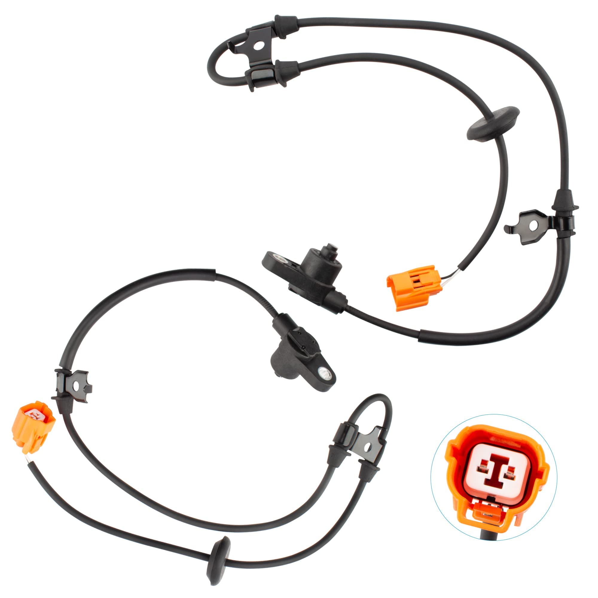 BOXI 2 sensores de velocidad de rueda ABS delanteros izquierdo y derecho compatibles con Hon-da Odyssey 3.5L V6 1999 2000 2001 2002 2003 2004 ALS1023, 970-287, 084-4327, SU9010, 2ABS0175