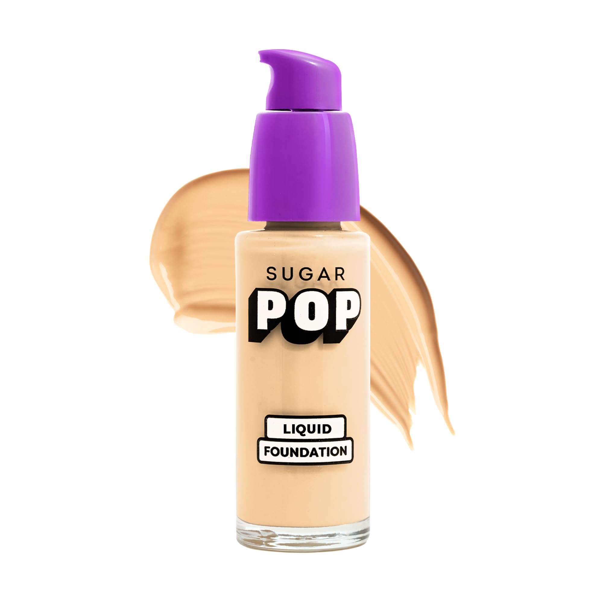 SUGAR POP Liquid Foundation | Lightweight | Full Coverage | Water-resistant | Super-matte - 30ml | 01 Cashew