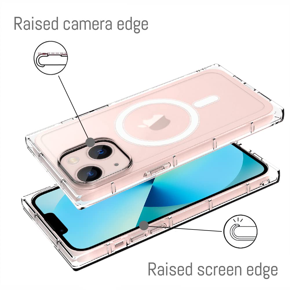 Amazon.co.jp: LSL iPhone 13用ケース [MagSafe対応] ハードPC ソフト