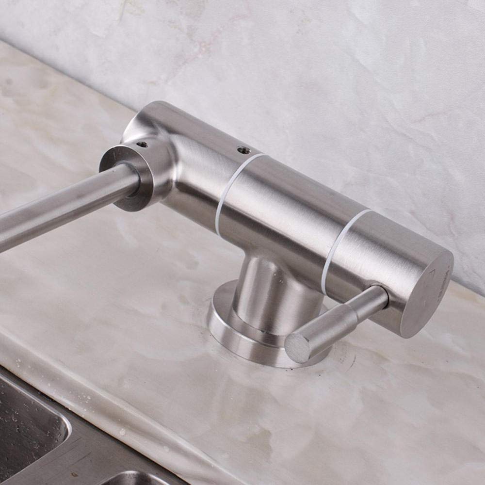 s 1/4 '' Filtro de Agua Potable de ósmosis Cocina Grifo de Agua Pura de Acero Inoxidable Grifo Plegable de Dibujo Recto para Beber-b Household faucets