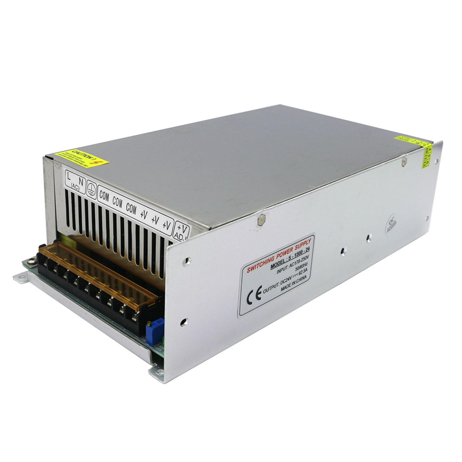 1500W Universal Reguliertes Stromversorgungsadapter, Aluminium -Doppellüfterkühlung, Kurzschlussschutz, für Industrielle Wissenschaftliche Forschungsgeräte, LEDS -Beleuchtung, 110/220 V Eingang (48V)