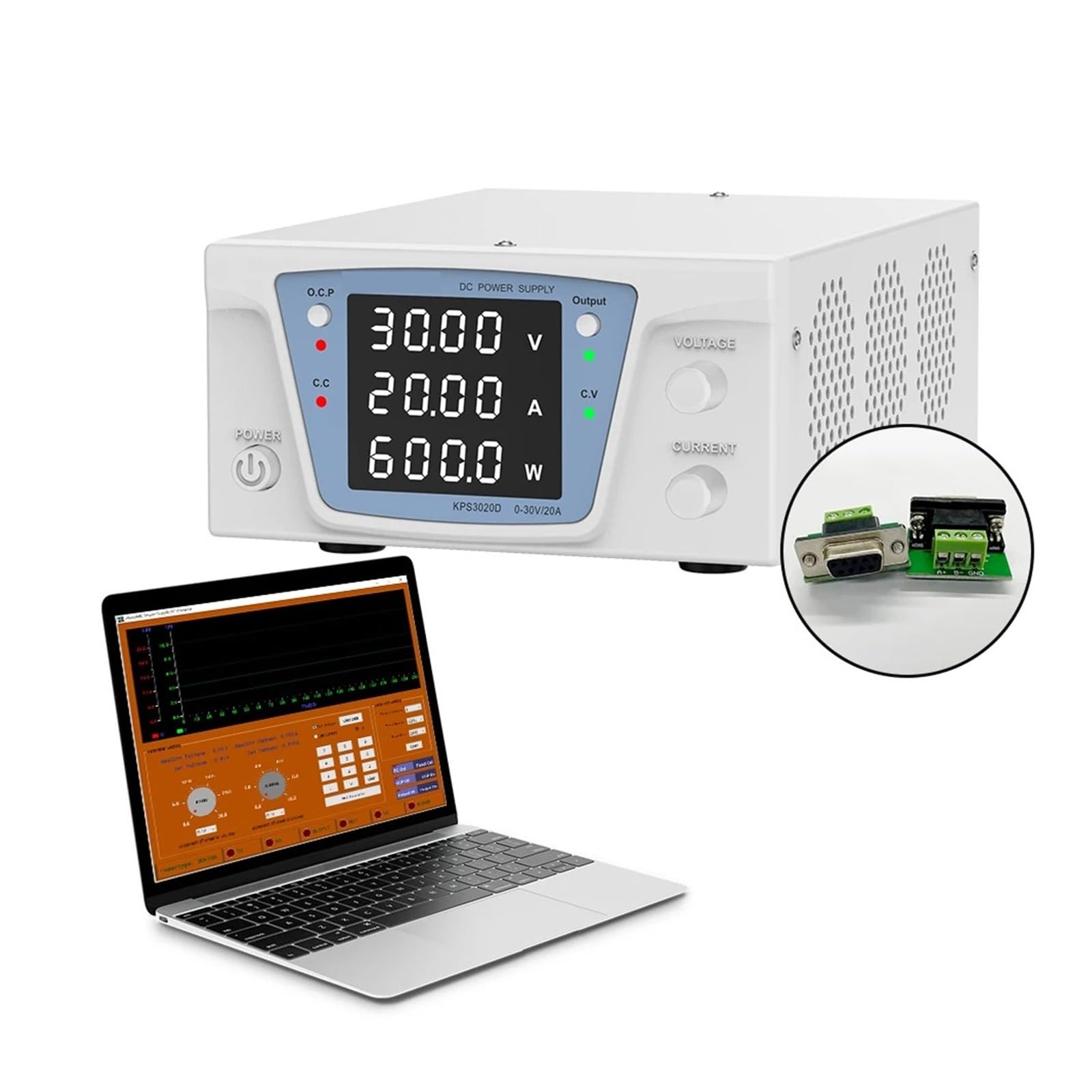 Zasilacz prądu stałego z regulacją napięcia, 30 V, 60 V, 100 V, RS-485, programowalny, laboratoryjny, regulowany zasilacz prądu stałego, automatyczne sterowanie, stabilizator napięcia, zasilacz do
