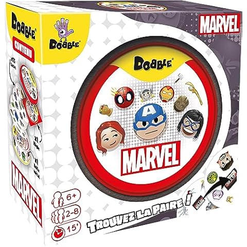 Asmodee Dobble: Marvel Emoji Card Game Cover