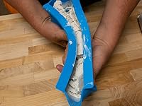 Vista 4 de Sartén flexible Ez Clean de 10.5 pulgadas para paneles de yeso, silicona suave, agarre apretable, se estira, antiadherente, a prueba de óxido