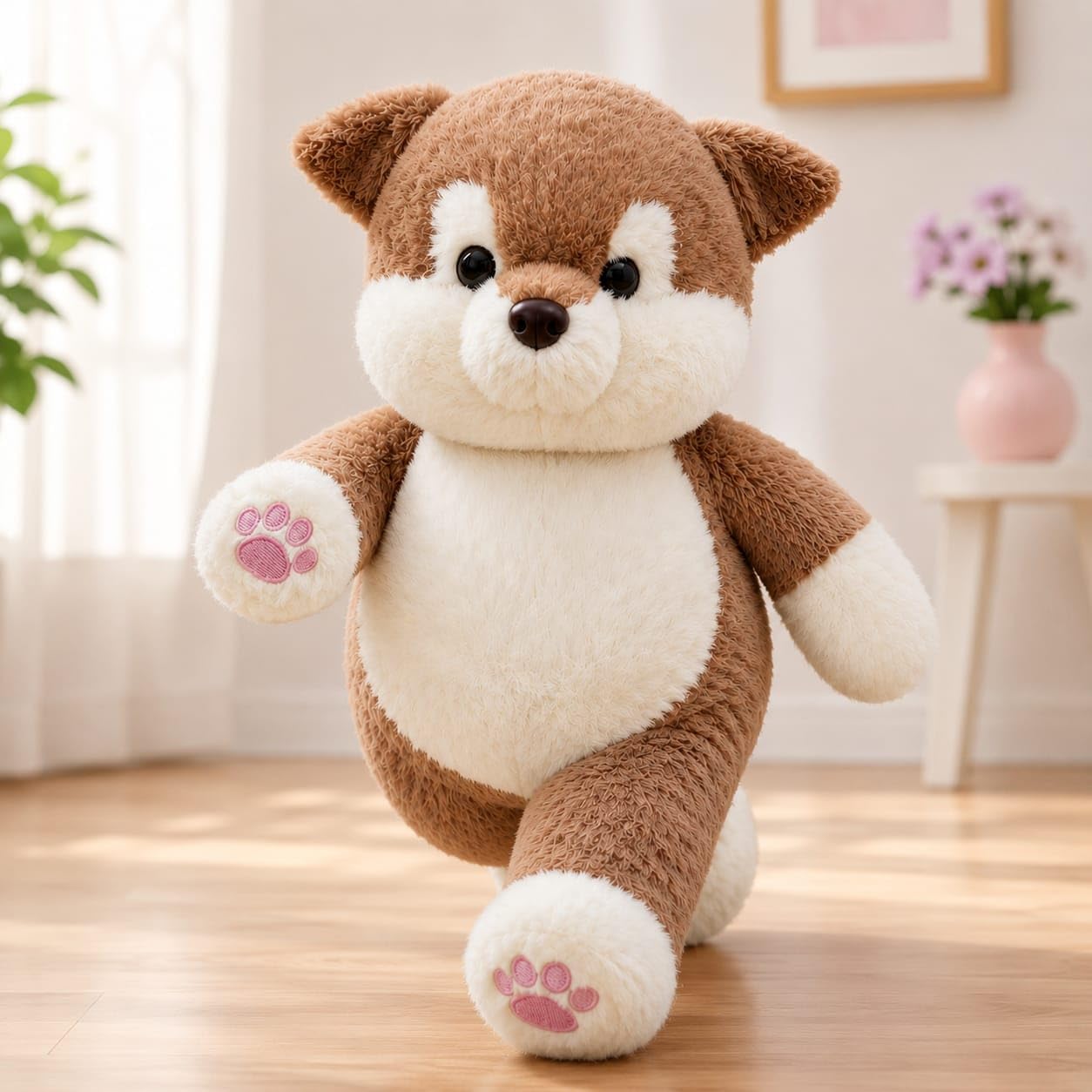 Foxy Fox Teddy Soft Toy for Kids, (Pack of 1) Grey Animal Soft Stuffed Toys, Plush Dolls for Girls, Boys, Kids, Gift-picture-14