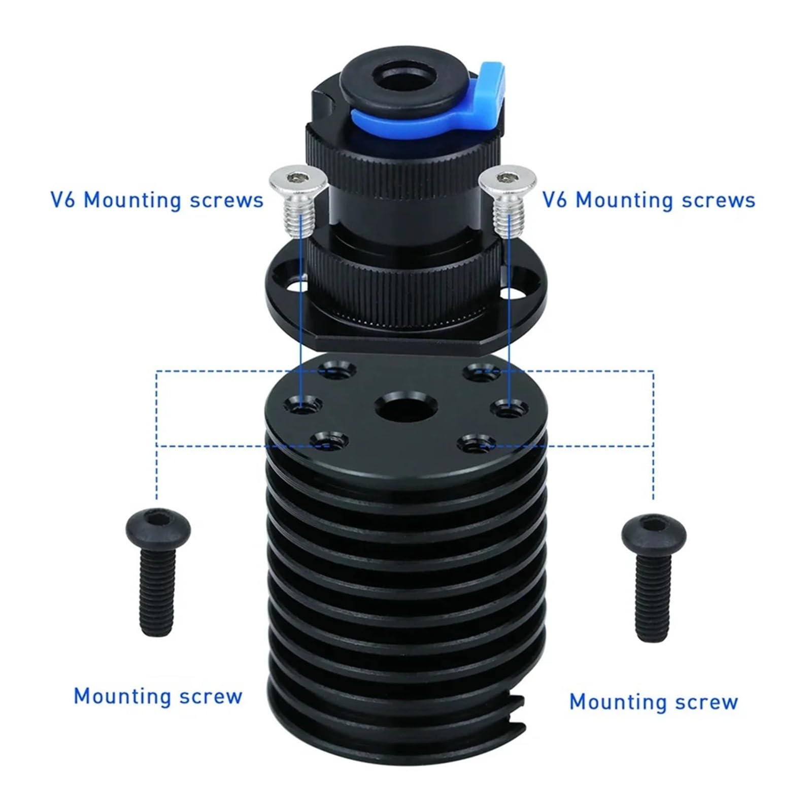For Revo Hotend Kit V6 Heizkörper Messing Düse Keramik Heizung Kern 104Nt Thermistor for Revo 3D Drucker Teile