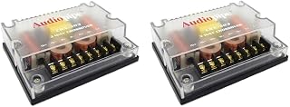 Audiopipe CRX-303 2-Pack 4 Ohm 3-Way Passive Crossovers 300W Car Audio Tweeter Mid Woofer Network