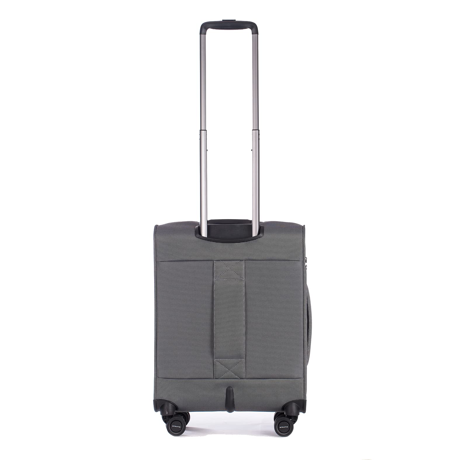 Stratic Bendigo Light+ walizka podróżna z miękką obudową, zamek TSA, 4 rolki, możliwość rozszerzenia, Silver, S, 34-3