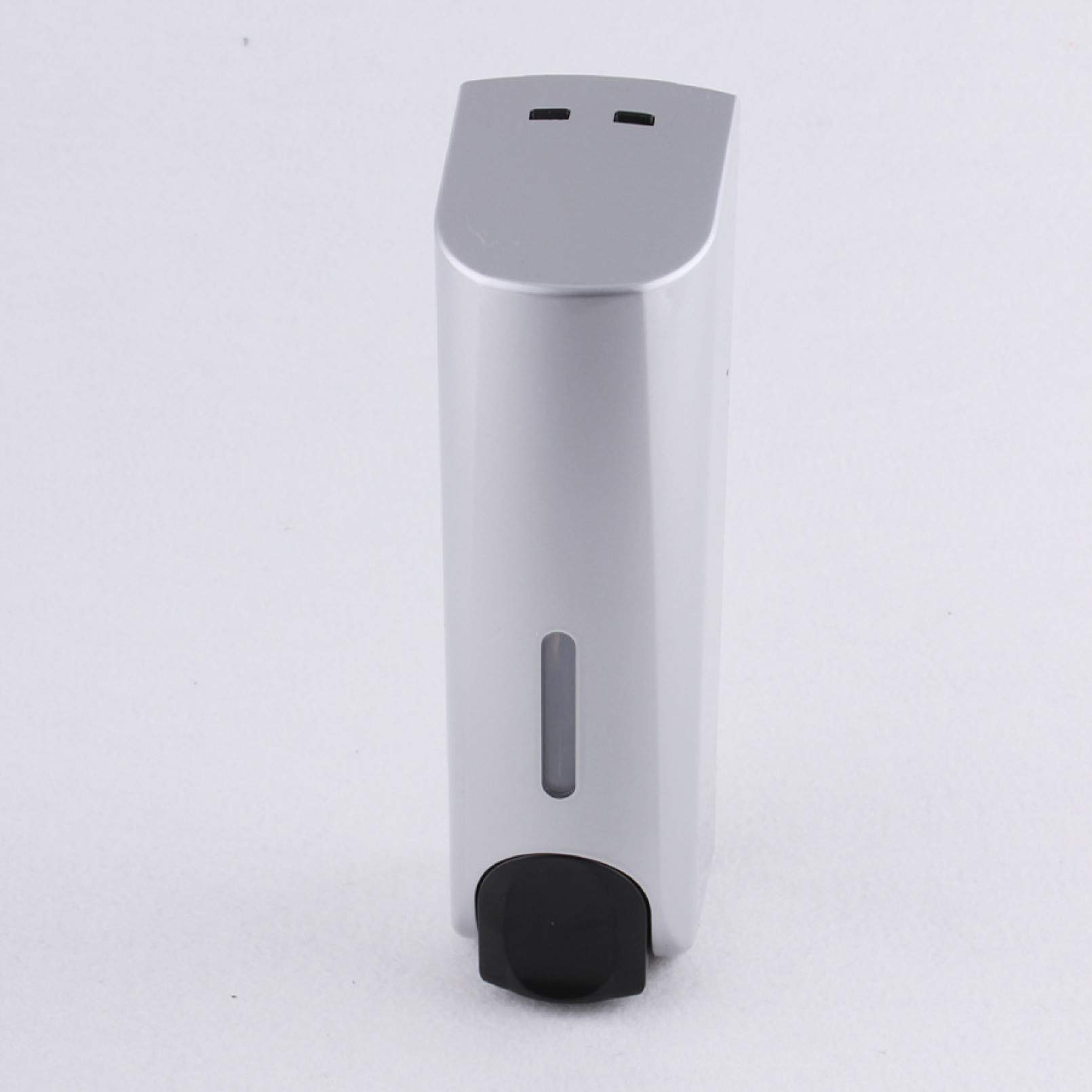 Dispenser di Sapone per Montaggio A Parete Dispenser di Sapone da 350 Ml Singolo/Doppio/Triplo Dispenser per Doccia Shampoo per Doccia Contenitore per Sapone Liquido Accessori PE, Silver Single