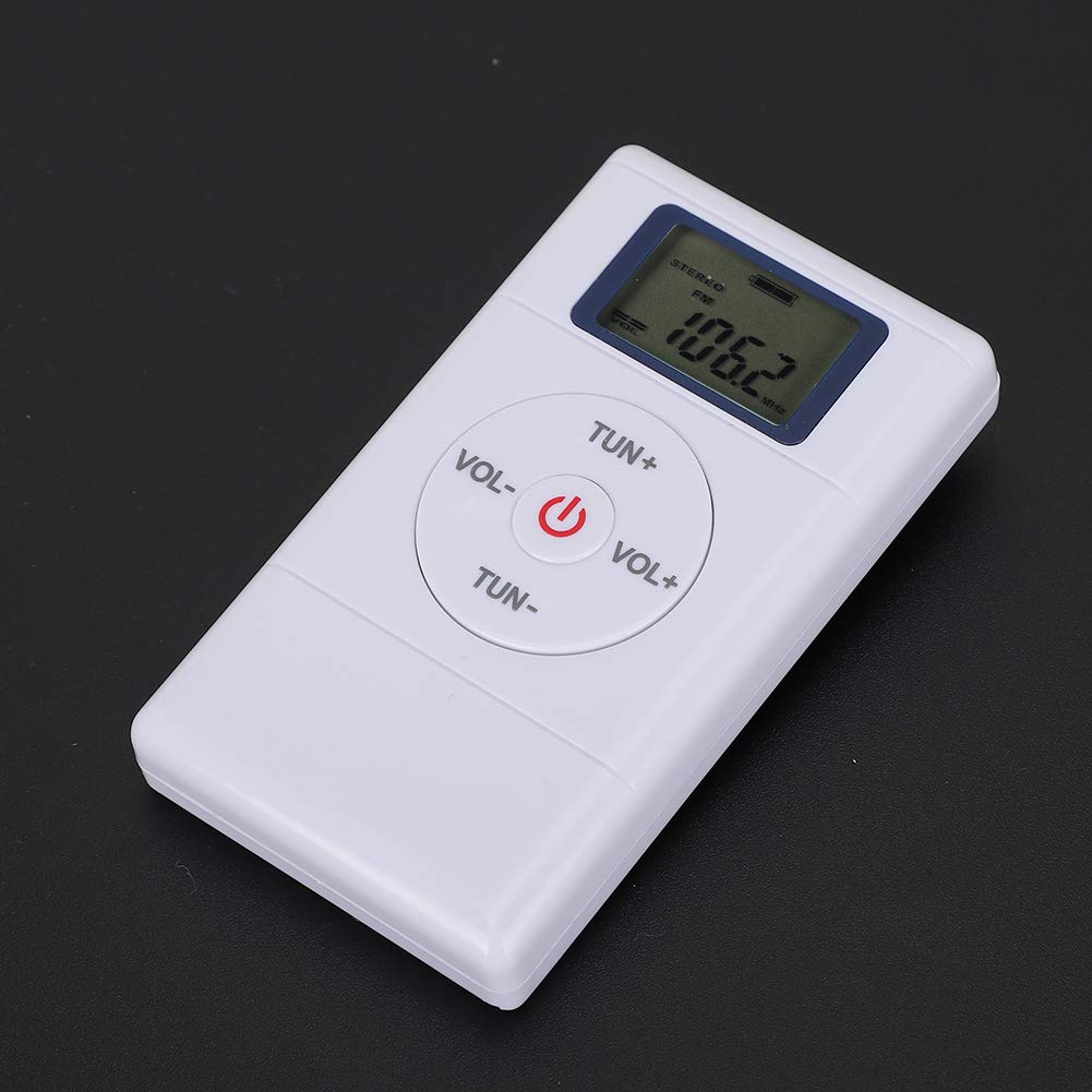 Mini radio fm à réglage numérique, 60-108 mhz haute sensibilité