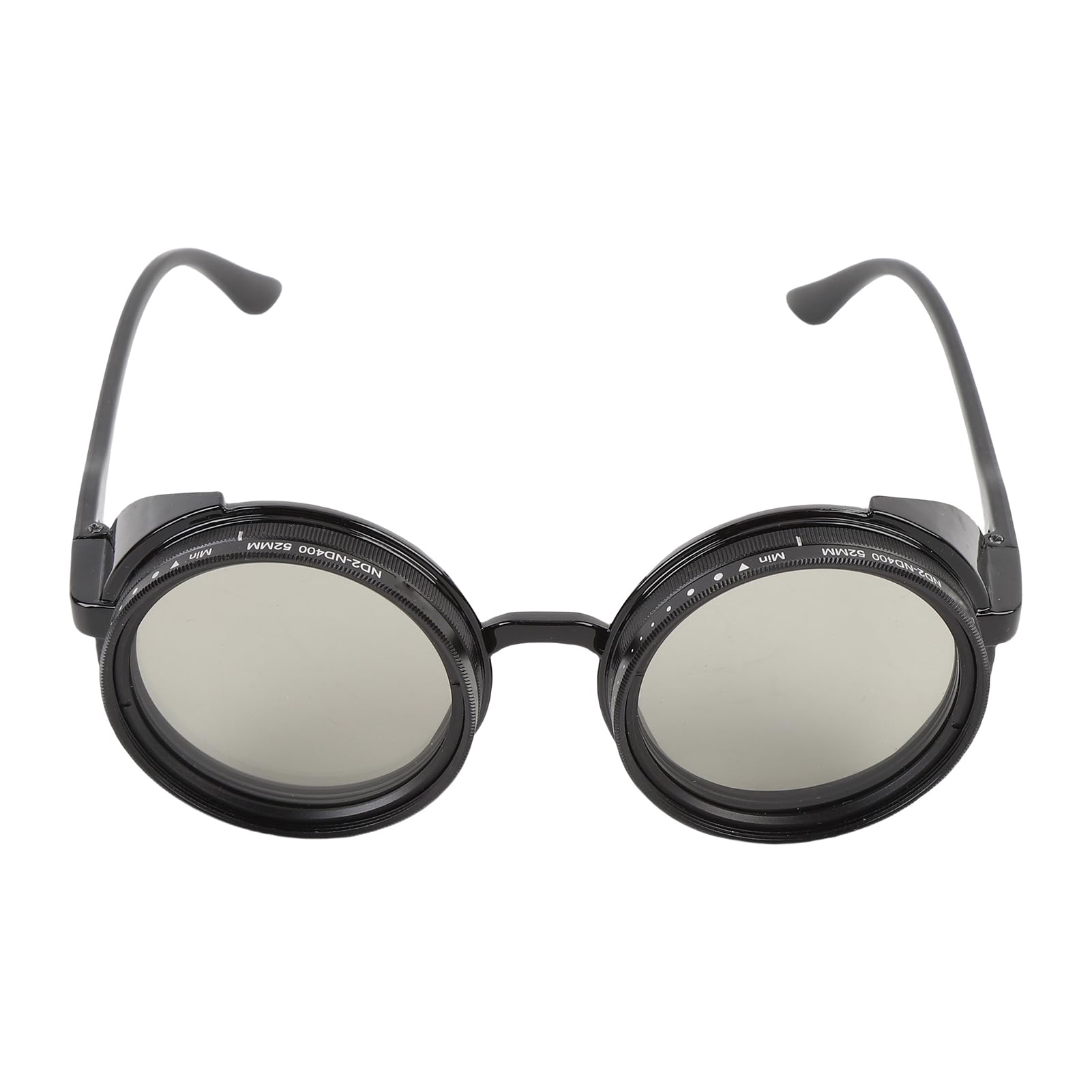 ND2-400 Filterlinse Sonnenbrille Verstellbares Licht Reduziert, Komfort und Stil für Männer und Frauen, Prämienqualität mit Ergonomischem Design, Runde Form Sonnenbrille Zum Angeln, Fahren,