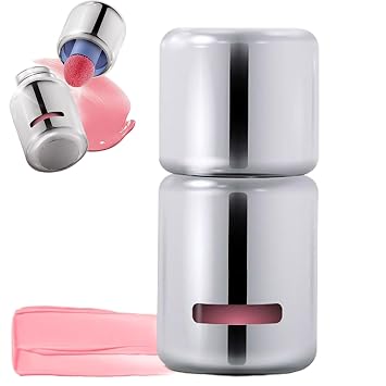 Liquid Blush, Jello Color Liquid Blush, Matte Nude Pink Orange Makeup Blusher Cream With Sponge Head Long-Wearing Sweat Proof JC01