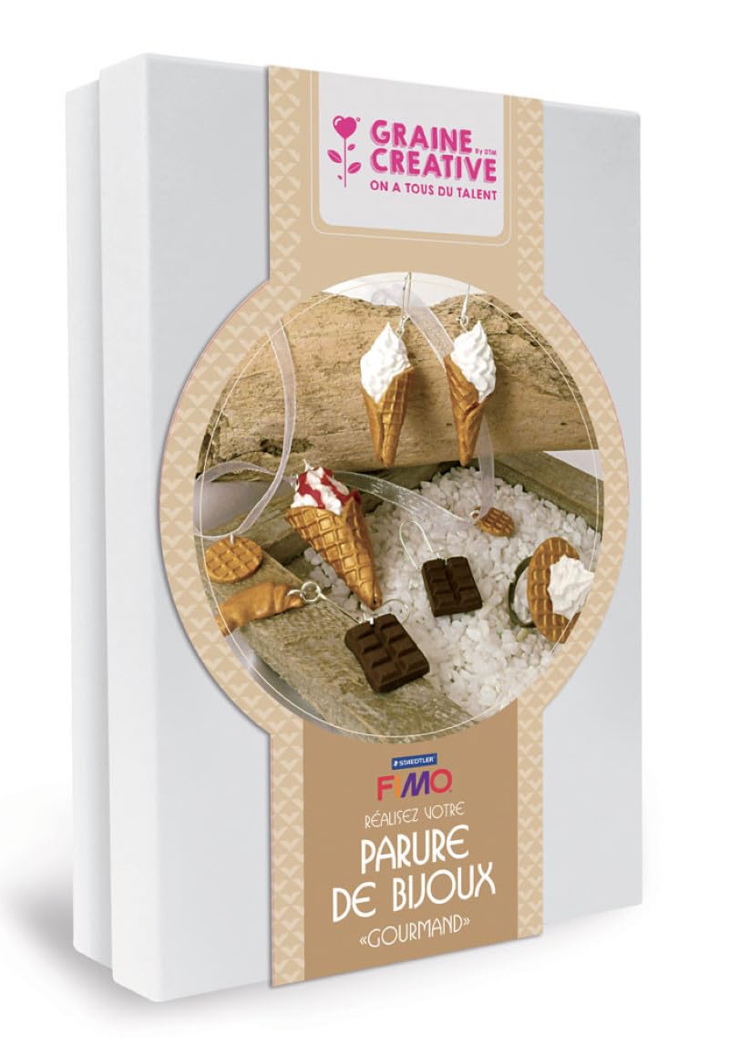 Kit parure de bijoux gourmands Graine Creative, le cadeau ideal pour Noel