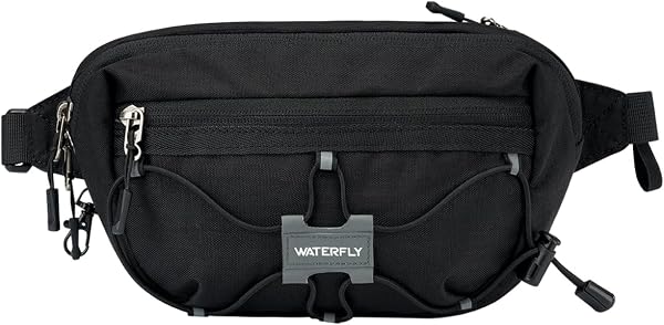 Waterfly sac banane noir rfid, 1,5 l