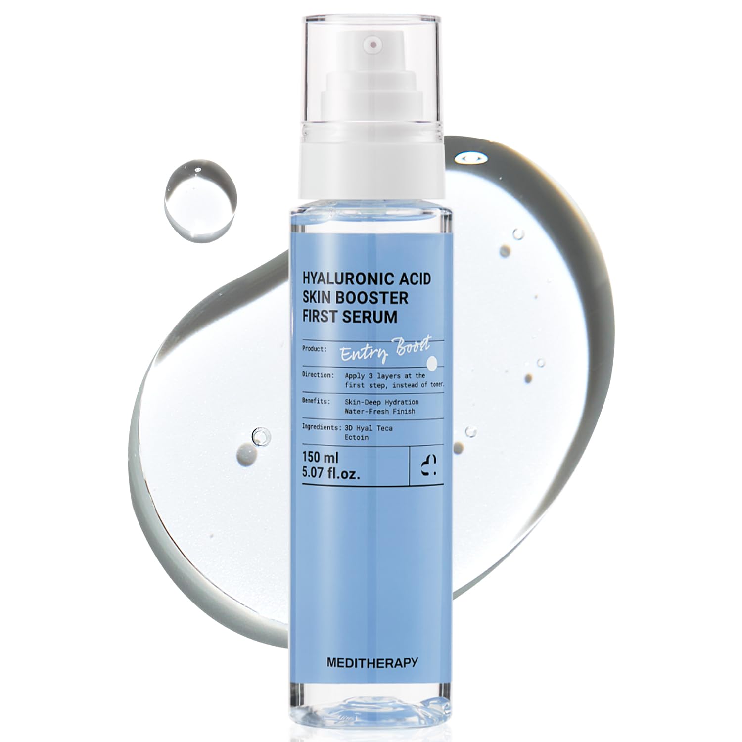 Amazon.com: MEDITHERAPY Hyaluronic Acid Serum XXL 150ml (5.07 fl