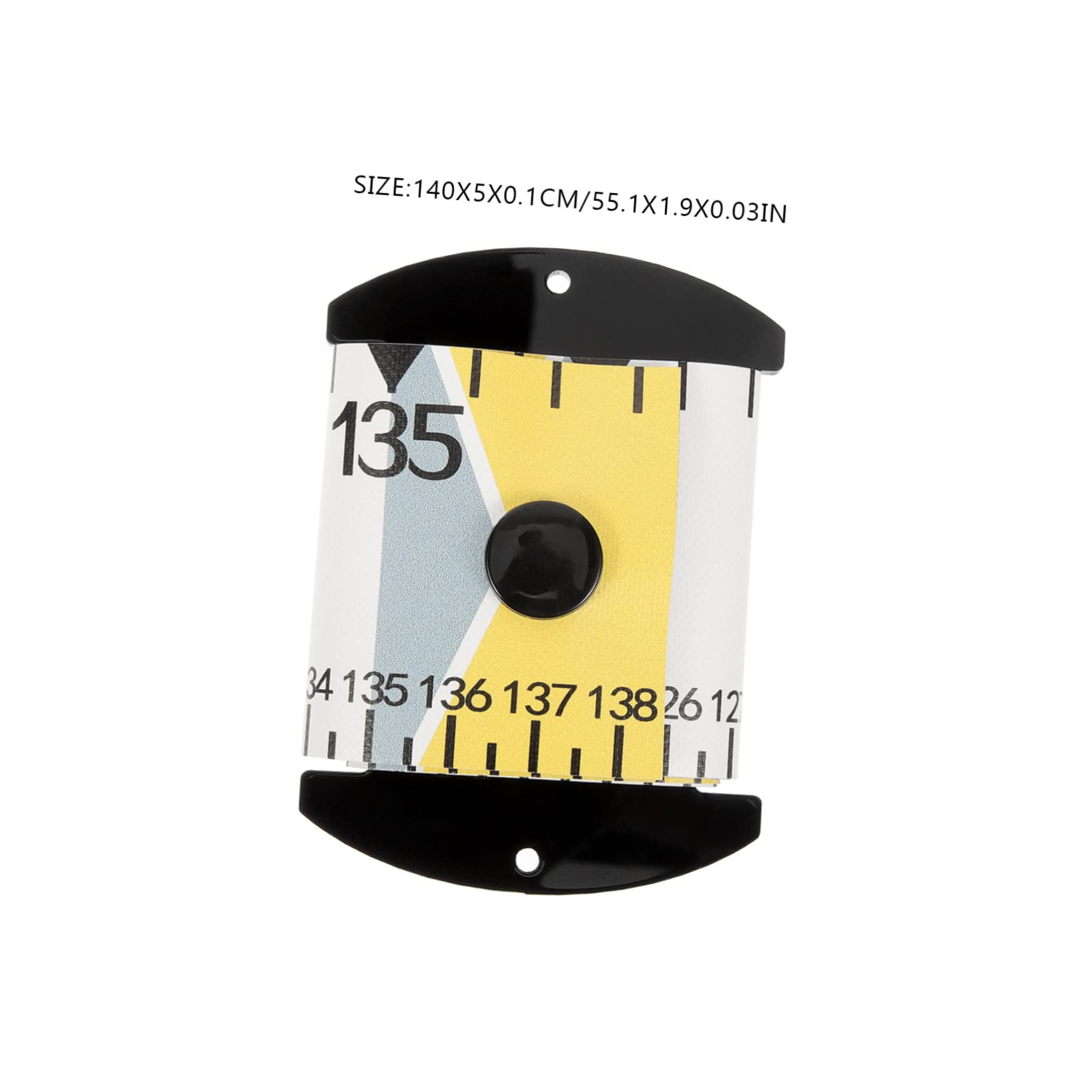 Mikikit Fish Measure Tool Fishing Measure Tool Fish Ruler for Fishing PVC Material Compact Design Essential for Anglers