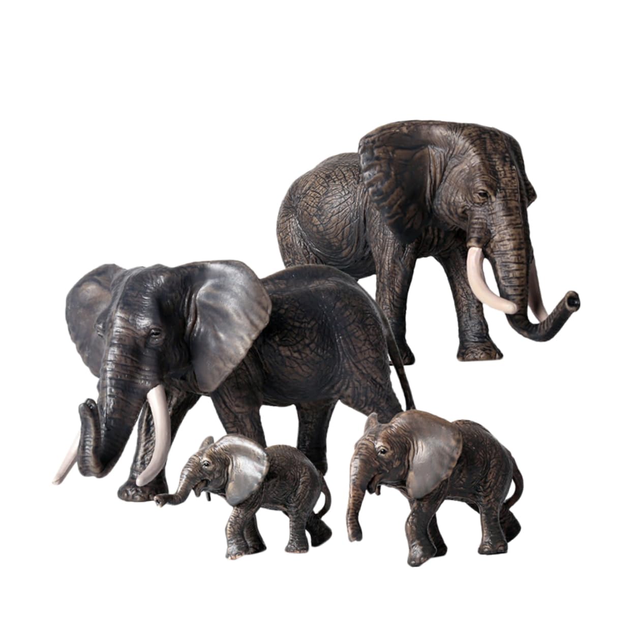 VICASKY Juguete Modelo de Elefante de Juguete Infantil de Modelo Animal de Figura de Elefante para Jugar y Aprender