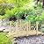 Outsunny 5 ft. Wooden Garden Bridge with Safety Rails, Backyard Bridge Footbridge for Ponds, Creeks, Streams, Nature Wood