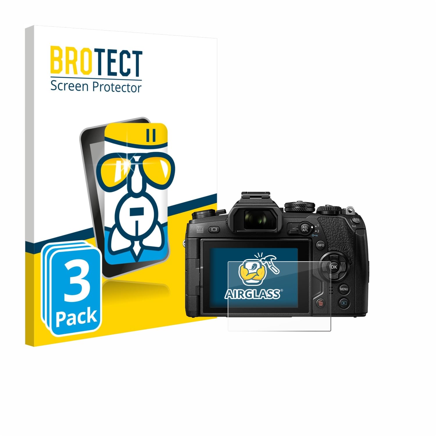 BROTECT AirGlass Vetro Opaco (Pellicola protettiva, OM-D E-M1