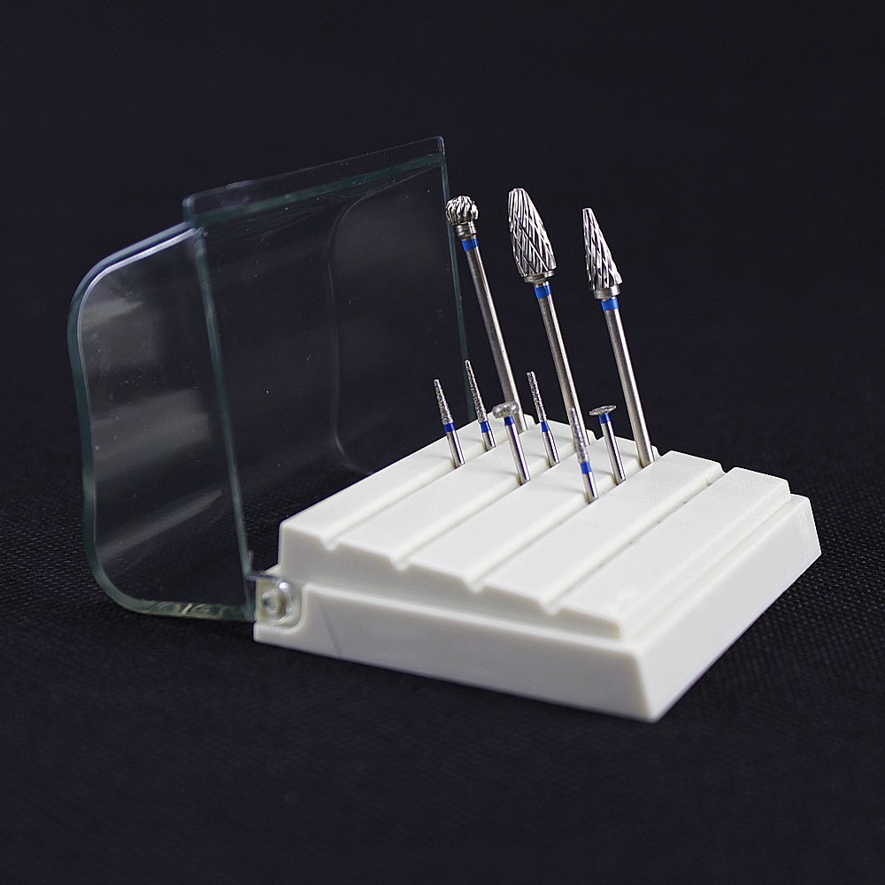 Melleco Ivory Earlywish 4 Dental Plastic Fg Ra Burs Holder Block Case 24 Holes Slots