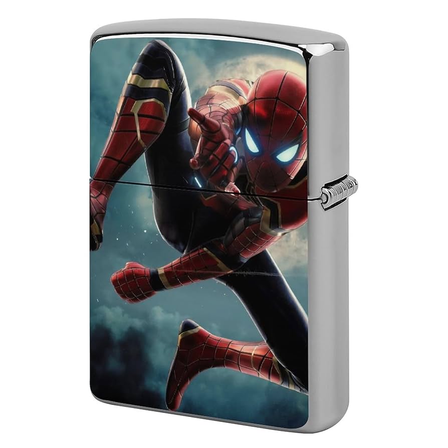 Amazon.co.jp: Zippoライター兼用ケース メンズ スパイダーマン