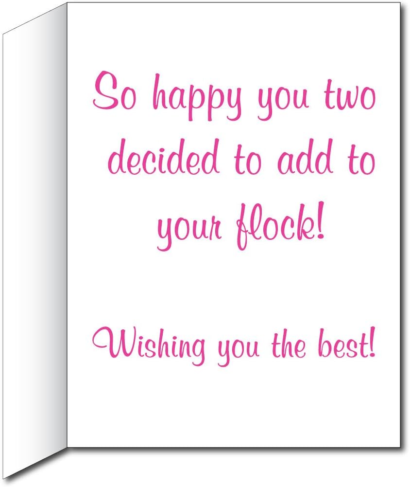 VictoryStore Jumbo Greeting Cards: Giant Baby Card (Chick - Girl) 2 feet x 3 feet Card with Envelop