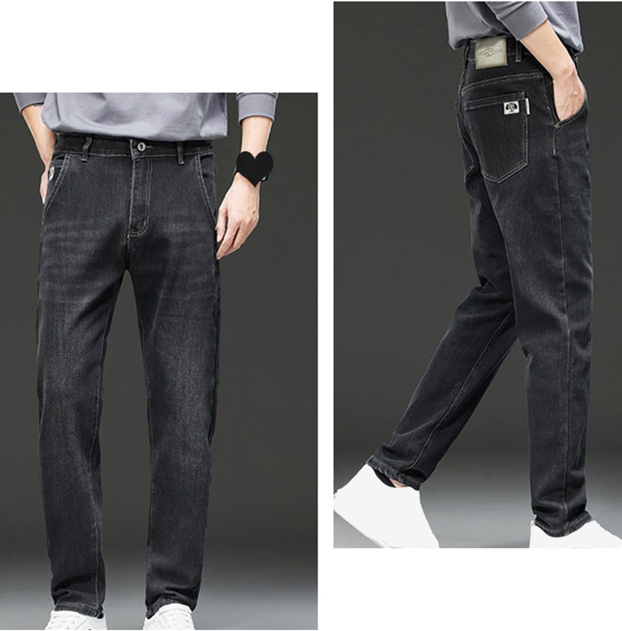 ショッピングゴー shoppinggo ジーンズ 裏起毛デニムパンツ メンズ 暖パン デニムメンズ ボアデニム ジーパン 保温 秋冬 厚手 ストレッチ パンツ スリム 大きいサイズ （ブルー） - ファッション通販 MAGASEEK(マガシーク) [MeipingQu] 秋冬 裏起毛 デニムパンツ メンズ ジーンズ ジーパン 冬 暖かい ボトムス ゆったり ズボン 保温 ウォッ