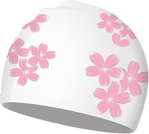 Gorros de natación de silicona para mujereshombresjóvenes, gorras de natación YondestStars para cabello largo y corto, accesorios de natación para