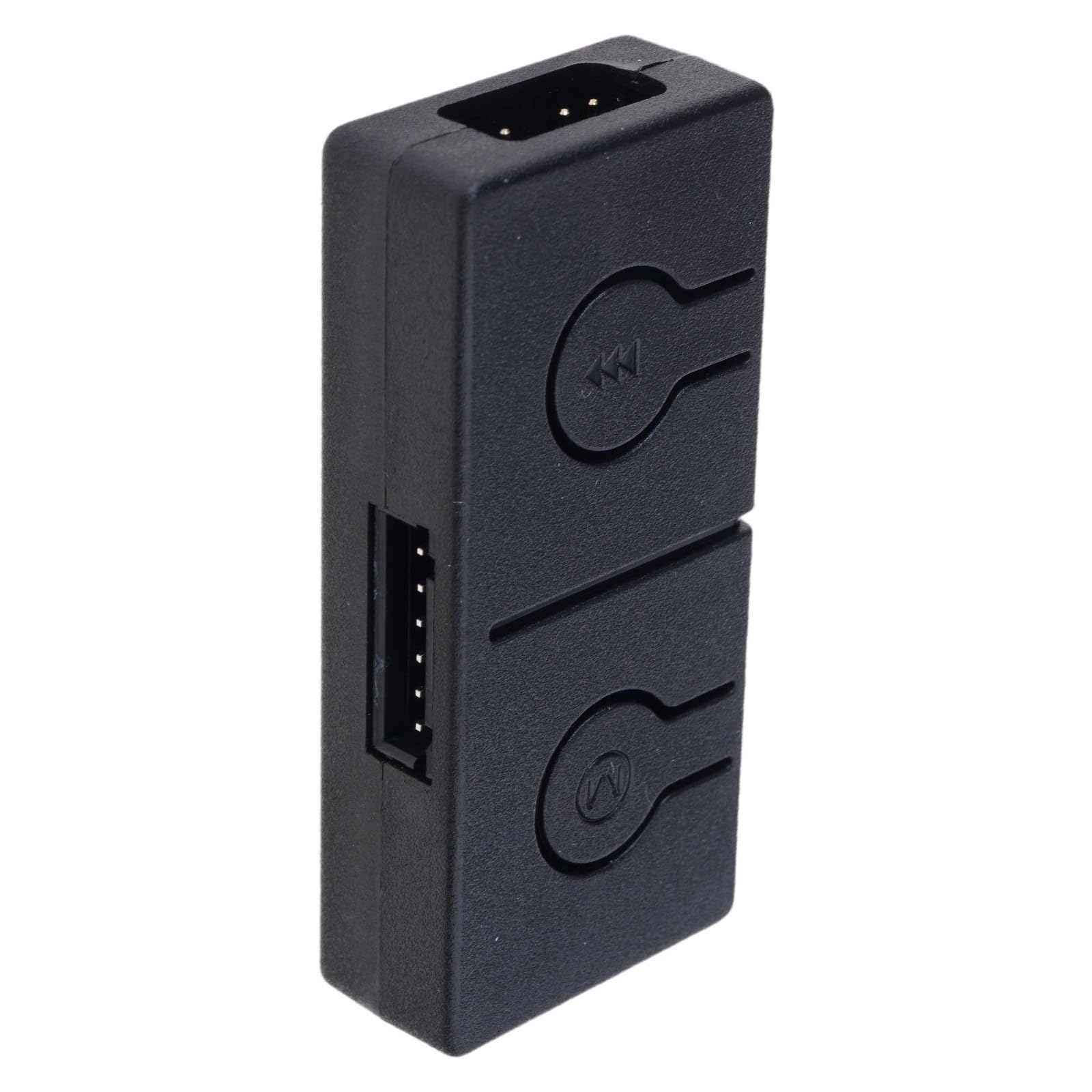 Divisor de transferencia ARGB de 5 V a 12 V de 3 pines a 4 pines, convertidor de chasis de ventilador de luz para PC, controlador ARGB manual