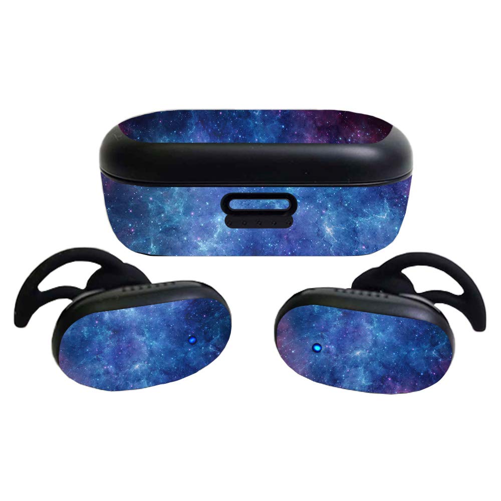 MightySkins Glossy Glitter Skin Compatible with Bose QuietComfort Earbuds (2020)