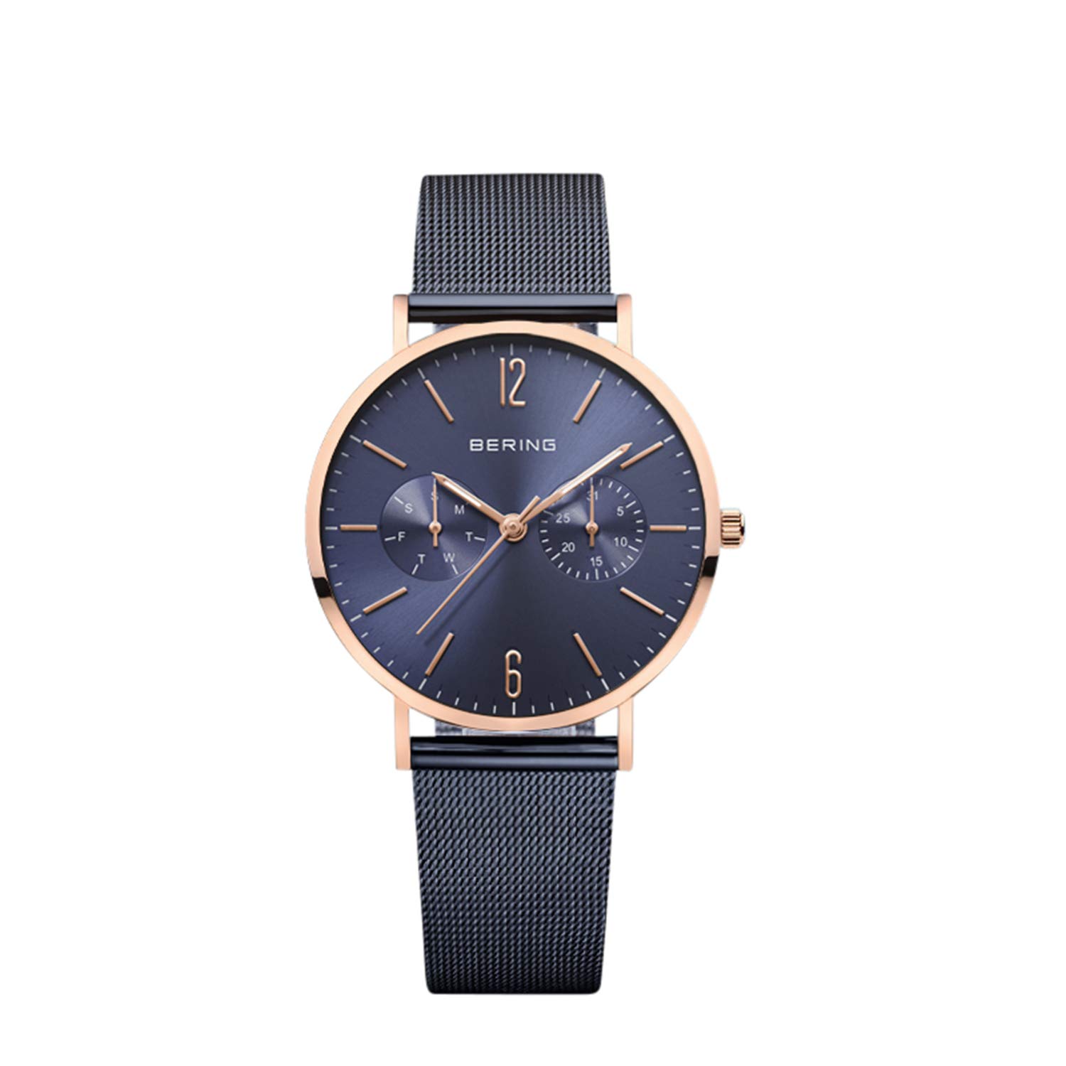 BERING Mujer Análoga Cuarzo Reloj de Pulsera de colección con Acero Inoxidable Pulsera und Cristal de Zafiro