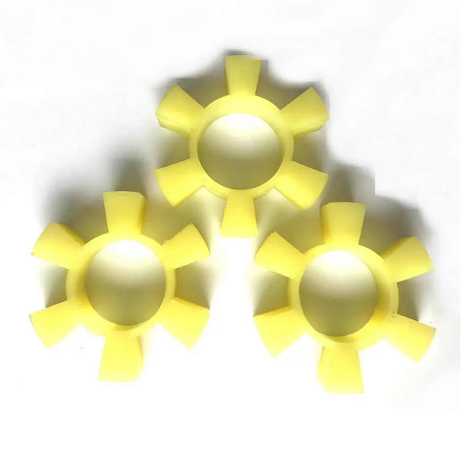 10 piezas de almohadilla de poliuretano tipo T, anillo elástico hexagonal, cojín de acoplamiento for bomba de agua, almohadilla for rueda, bloque elástico de goma Eje ajustable(T108)