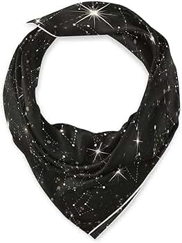 星のスカーフ Amazon | [LUYISI] おしゃれ ショール スカーフ 宇宙柄 星座柄 星柄