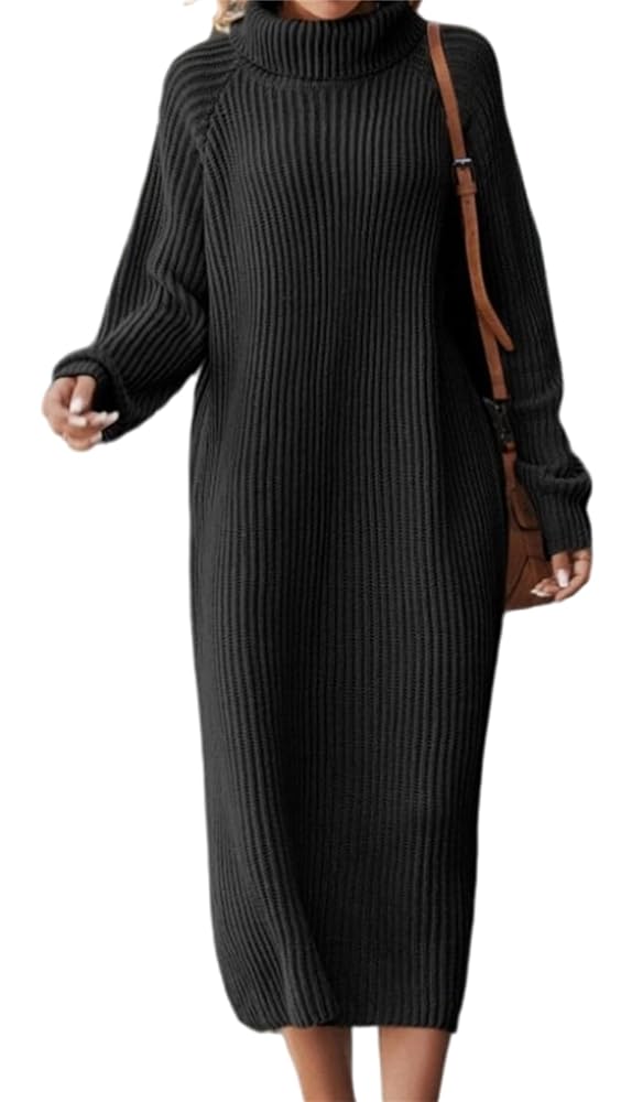 Salon de Yohn☆Logo Turtleneck Knit Dress Holiday24_LuxeCashmereTurtlene