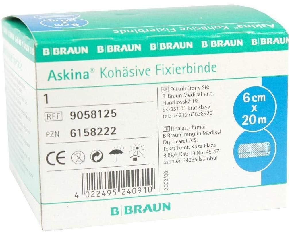 ASKINA benda elastica kohaesiv 6 cmx20 m, 1 ST