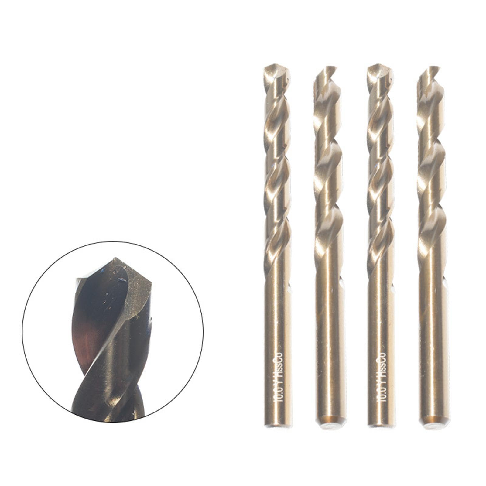 41 Brocas Helicoidales con Estuche de Almacenamiento, Accesorios de Acero de Alta Velocidad, Vástago Recto Helicoidal para Cobre, Carpintero Y Metal E
