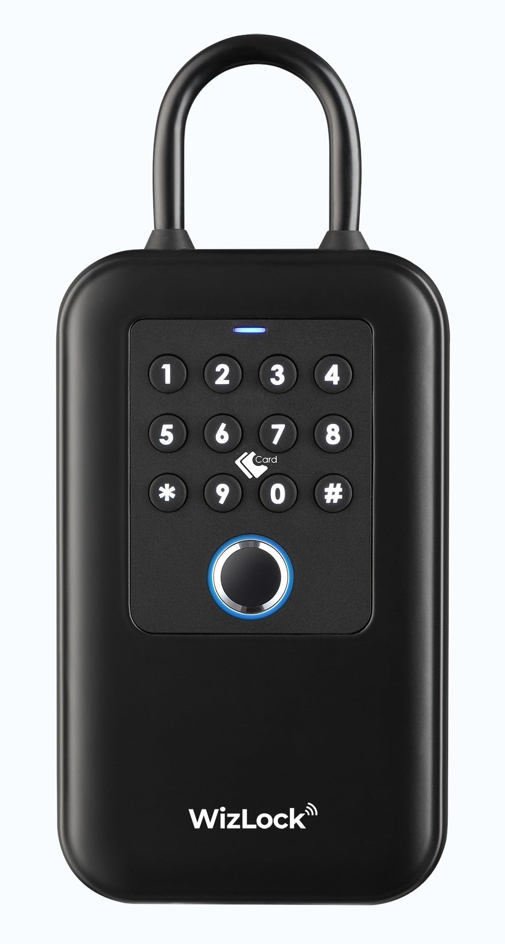 Smart KeyBox - Smart Key Box in alluminio nero - Tastiera a tasti, Sensore di apertura, Gateway Bluetooth/Wi-FI 2,4 GHz aggiunto - App Tuya