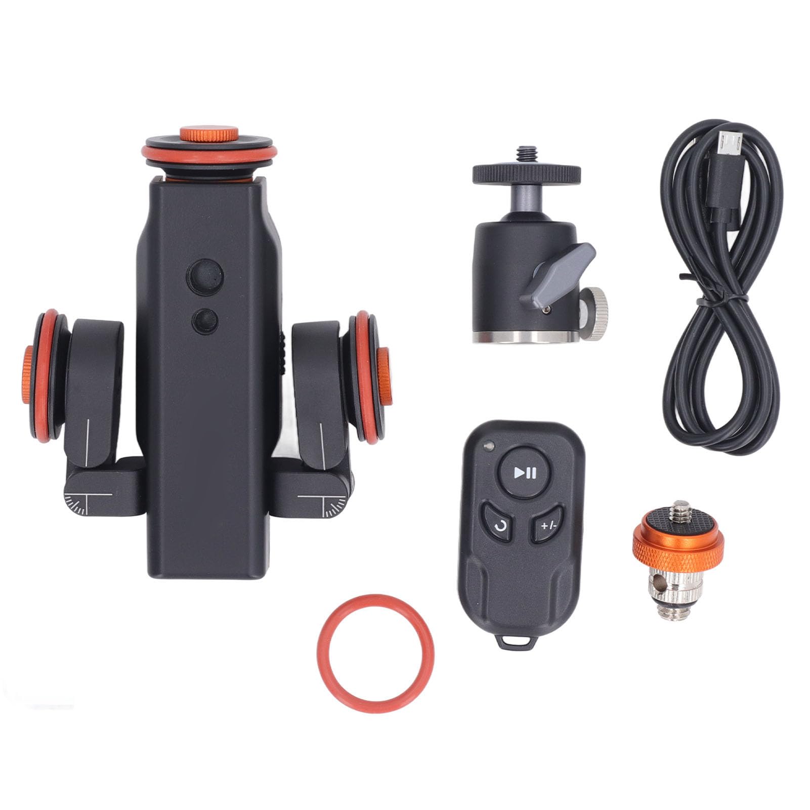 Kamera -Schieberegler Dolly Fernbedienungssteuerlast 6.6lbs 3 Geschwindigkeit Rotatable Video Dolly für Kamera -Smartphone