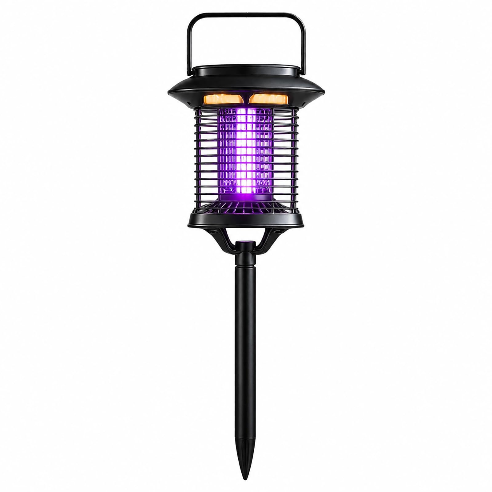 Solar Bug Zapper Outdoor Waterproof Electric Fly Zapper Stake Mosquito Killer Outdoor Garden Fly Trap Solar & USB Rechargeable Fly Killer Bug Killer for Yard Patio Camping (2, Lighting)