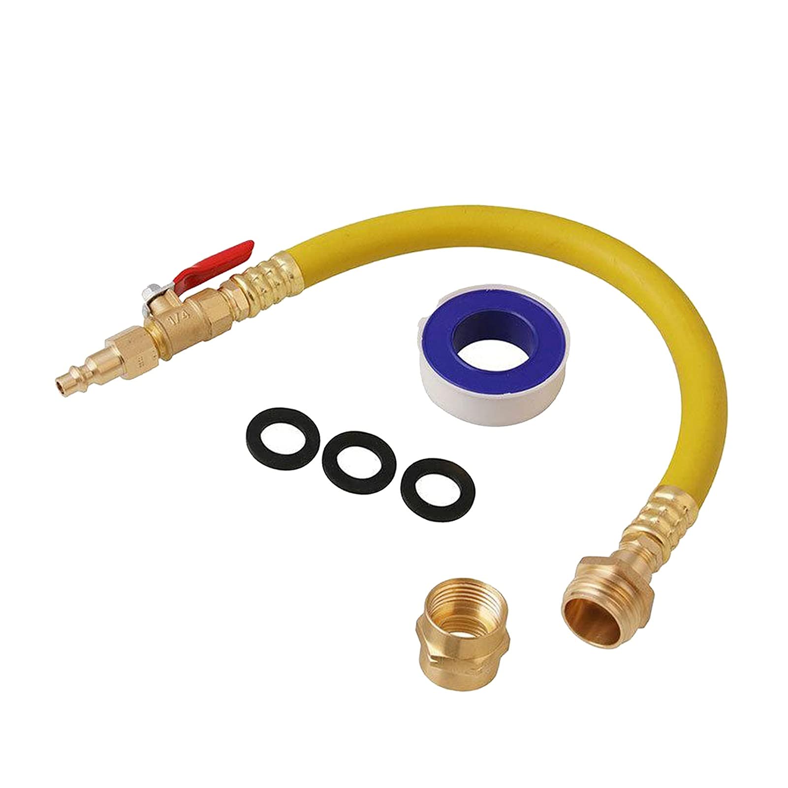 Buy Iinger RV Winterize Sprinkler Blowout Adapter With 15” Hose Shut