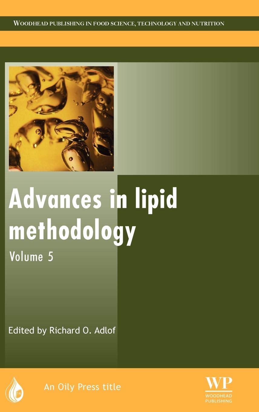 Buy Advances in Lipid Methodology (Oily Press Lipid Library Series) — BookShops.in
